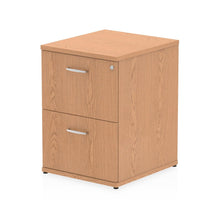 Load image into Gallery viewer, Oak 2 Drawer Filing Cabinet
