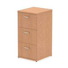 Load image into Gallery viewer, Oak 3 Drawer Filing Cabinet
