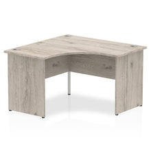 Load image into Gallery viewer, 120cm Grey Oak Corner Computer Desk
