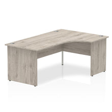 Load image into Gallery viewer, 180cm Grey Oak L Shaped Office Desk Right Hand
