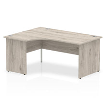 Load image into Gallery viewer, 160cm Grey Oak L Shaped Office Desk Left Hand
