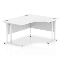 Load image into Gallery viewer, 140cm Large Corner Desk White Right Hand
