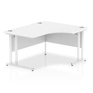 Impulse 140cm White Corner Desk Right Hand