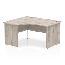 Load image into Gallery viewer, 140cm Grey Oak L Shaped Office Desk
