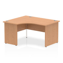 Load image into Gallery viewer, 140cm Oak L Shaped Office Desk Left Hand
