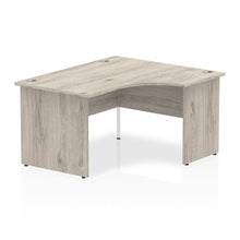 Load image into Gallery viewer, 140cm Grey Oak L Shaped Office Desk Right Hand
