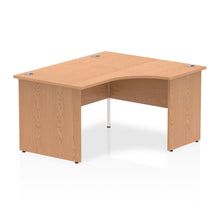 Load image into Gallery viewer, 140cm Oak L Shaped Office Desk Right Hand
