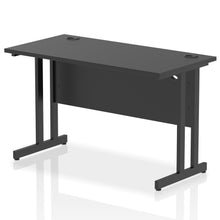 Load image into Gallery viewer, Impulse Slimline 1200 Black Office Desk
