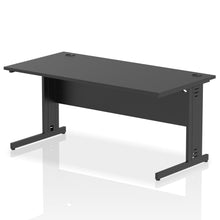 Load image into Gallery viewer, Dynamic 1600 Black Wire Management Desk
