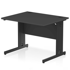 Dynamic 1000 Black Wire Management Desk