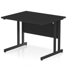 Load image into Gallery viewer, Impulse 1000 Black Cantilever Office Desk
