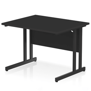 Impulse 1000 Black Cantilever Office Desk