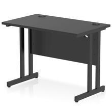 Load image into Gallery viewer, Impulse Slimline 1000 Black Office Desk
