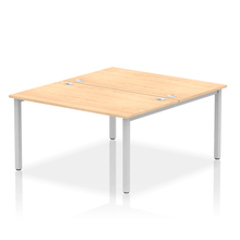 Load image into Gallery viewer, Dynamic Impulse 1400 Maple Silver Bench Desk
