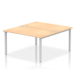 Dynamic Impulse 1400 Maple Silver Bench Desk