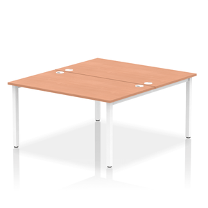 Dynamic Impulse 1400 Beech White Bench Desk