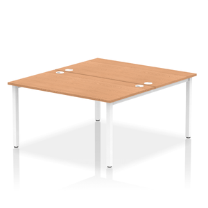 Dynamic Impulse 1400 Oak White Bench Desk