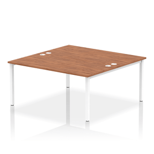 Dynamic Impulse 1600 Walnut White Bench Desk