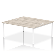 Load image into Gallery viewer, Dynamic Impulse 1800 Grey Oak White Bench Desk
