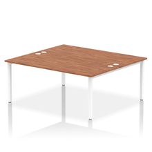 Load image into Gallery viewer, Dynamic Impulse 1800 Walnut White Bench Desk
