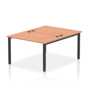 Dynamic Impulse 1200 Beech Black Bench Desk