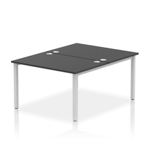 Load image into Gallery viewer, Dynamic Impulse 1200 Black  Silver Bench Desk
