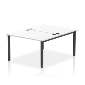 Dynamic Impulse 1200 White Black Bench Desk