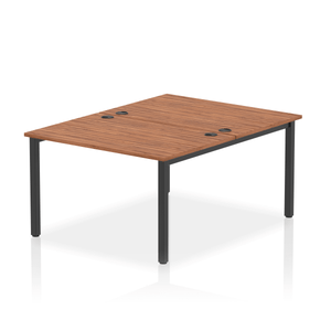 Dynamic Impulse 1200 Walnut Black Bench Desk