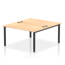 Load image into Gallery viewer, Dynamic Impulse 1400 Maple Black Bench Desk
