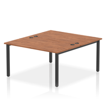 Load image into Gallery viewer, Dynamic Impulse 1400 Walnut Black Bench Desk
