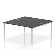 Load image into Gallery viewer, Dynamic Impulse 1600 Black Silver Bench Desk
