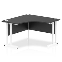 Load image into Gallery viewer, Small Corner Desk Black &amp; White
