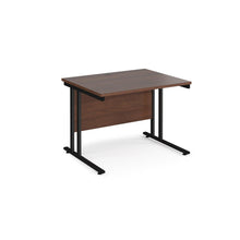 Load image into Gallery viewer, Maestro 1000 Walnut Black Office Desk
