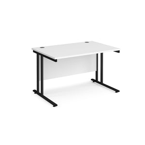 Maestro 1200 White Black Office Desk