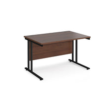 Load image into Gallery viewer, Maestro 1200 Walnut Black Office Desk
