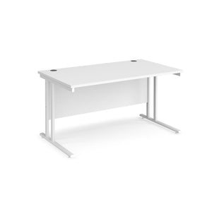 Maestro 1400 White Office Desk