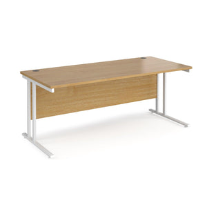 Maestro 1800 Oak White Office Desk