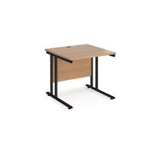 Load image into Gallery viewer, Maestro 800 Beech Black Office Desk
