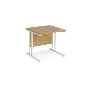 Maestro 800 Oak White Office Desk