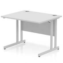 Load image into Gallery viewer, Impulse 1000 White Cantilever Office Desk
