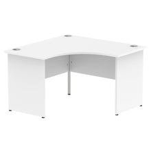 Load image into Gallery viewer, 120cm White Corner Computer Desk
