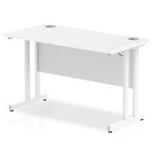 Load image into Gallery viewer, Impulse Slimline 1200 White Office Desk
