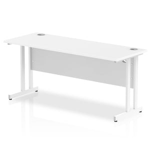 Impulse Slimline 1600 White Office Desk