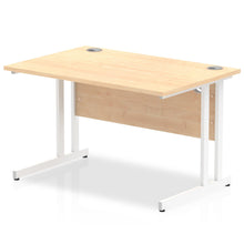 Load image into Gallery viewer, Impulse 1200 Maple White Cantilever Office Desk
