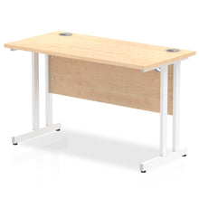 Load image into Gallery viewer, Impulse Slimline 1200 Maple White Office Desk
