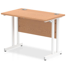 Load image into Gallery viewer, Impulse Slimline 1000 Oak White Office Desk
