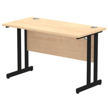 Load image into Gallery viewer, Impulse Slimline 1200 Maple Black Office Desk
