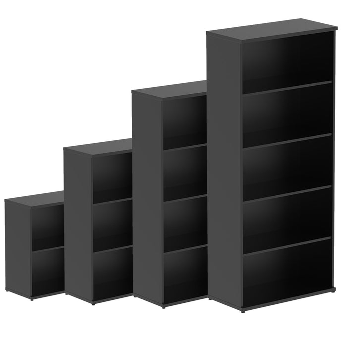 Impulse Black Office Shelving Units
