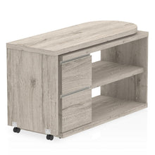 Load image into Gallery viewer, Grey Oak Folding Corner Desk
