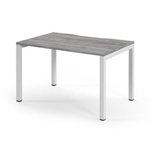 Load image into Gallery viewer, Connection 1200 White Grey Oak Office Desk
